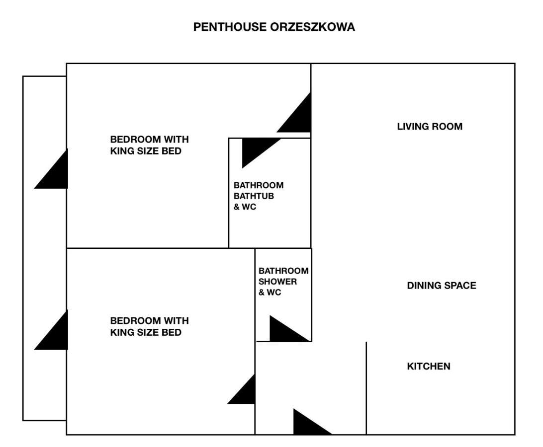 شقة Penthouse Orzeszkowa - Loftaffair كراكوفيا المظهر الخارجي الصورة